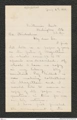 Nachlass Franz Steindachner, Brief von David Starr Jordan an Franz Steindachner (06.01.1881), Inv.Nr. 259.04, Seite 1